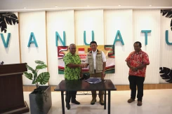 Bantuan Kemanusiaan Indonesia Untuk Korban Gempa Tiba di Port Vila Vanuatu